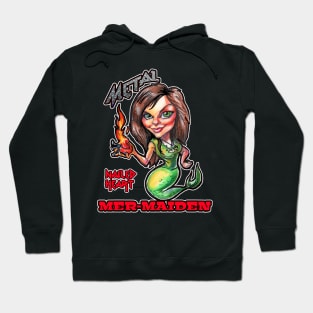 Metal MER-MAIDEN: NAILED HEART Hoodie